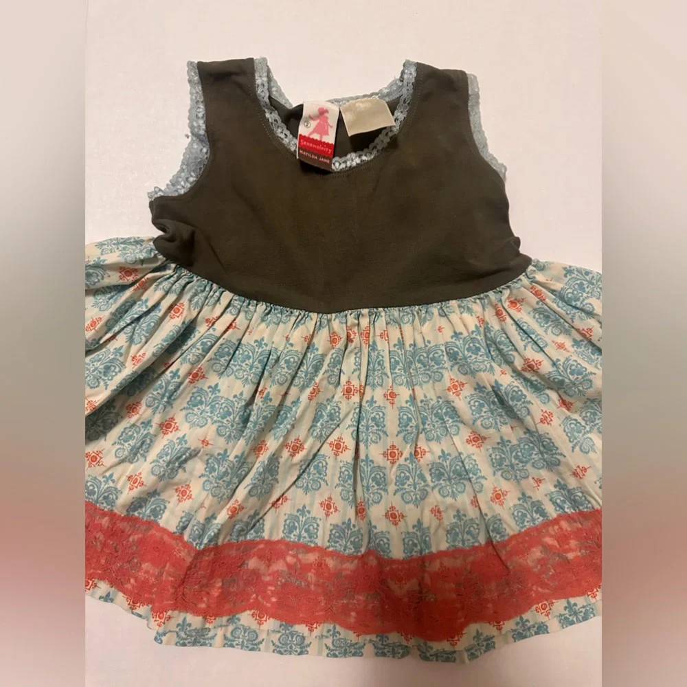 2T Matilda Jane Olive Dress